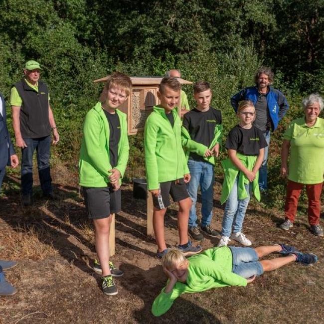 Insectenhotel geplaatst