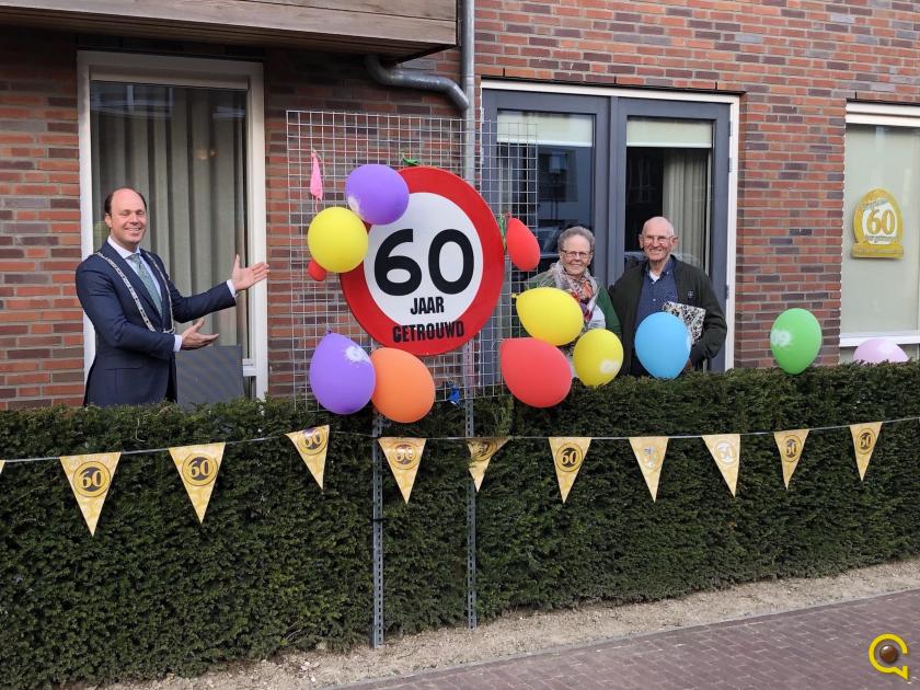 Burgemeester Feliciteert Diamanten Echtparen NU Horst Aan De Maas